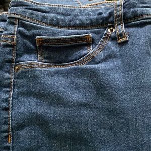 Dark denim skinny jeans